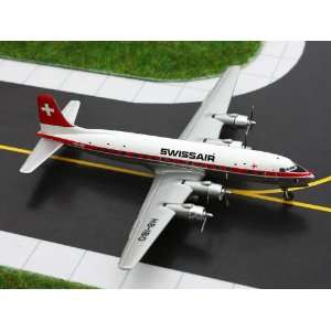  Gemini Jets Swiss Air DC 6 1400 Scale Toys & Games