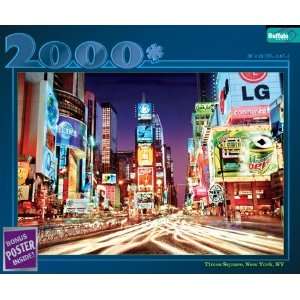    Buffalo Games Times Square 2128 Piece Jigsaw Puzzle: Toys & Games