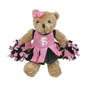  NCAA Pink & Black Cheerleader Bear