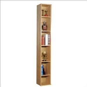   Heirlooms 85.5 Inch Tower Bookcase with Veneer Finish: Home & Kitchen