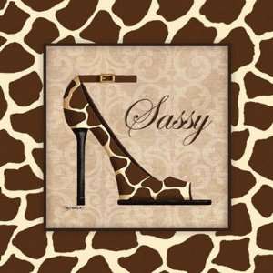    Sassy Finest LAMINATED Print Kathy Middlebrook 8x8