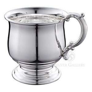  Empire Sterling Silver Bulged Footed Baby Cup: Baby