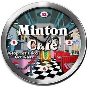  MINTON 14 Inch Cafe Metal Clock Quartz Movement Kitchen 