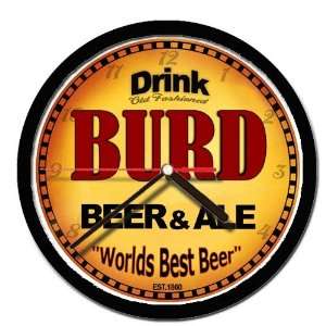  BURD beer and ale cerveza wall clock: Everything Else