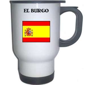  Spain (Espana)   EL BURGO White Stainless Steel Mug 