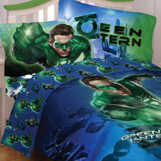   LANTERN TWIN BEDDING SET   DC Comics Super Hero Comforter Sheets Decor