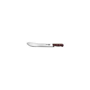   Butcher Knife w/ 14 in Straight Blade, Rosewood Handle