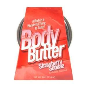  Body Butter, Strawberry 4oz: Beauty