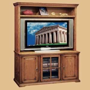  Scottsdale Oak 56 TV Console and Hutch: Furniture & Decor