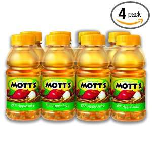 Motts 100% Juice, Apple, 8 Ounce Bottles (Pack of 32)  