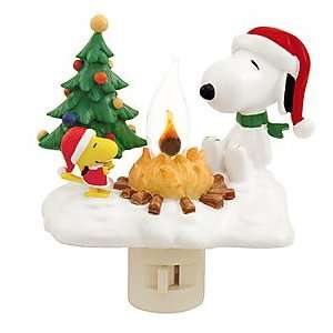  Snoopy & Woodstock With Campfire Night Light: Home 