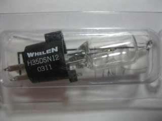 WHELEN HALOGEN LAMP DUAL FILAMENT HORIZONTAL #H35DSN12 12VDC NEW 