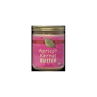 Organic Raw Apricot Kernel Butter, 8oz   Nuts Soaked and Germinated by 