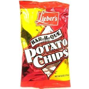 Liebers BBQ Flavored Potato Chips 6 oz Grocery & Gourmet Food