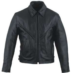  Ladies Black Braided Jacket   Size  4XL Automotive
