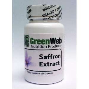  Green Web Saffron Extract, 60 capsules, 100% Pure Premium 