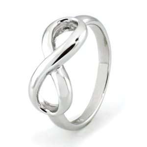  Sterling Silver Infinity Ring (Size 5.5) Available Size: 4 
