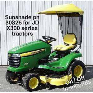  Vinyl Top Sunshade For X300 Series Lawn Tractors: Home 
