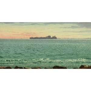    Vintage Travel Poster   Fort Sumpter 24 X 13 