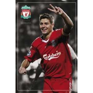  Football Posters: Liverpool   Gerrard Pin Up Poster   35 