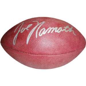  Joe Namath Autographed Wilson NFL Game Football: Sports 