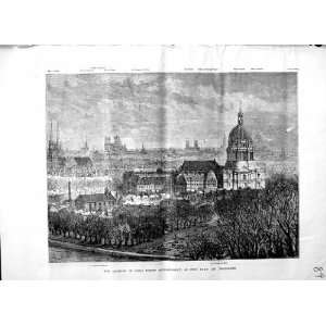   1871 PARIS BOMBARDMENT TROCADERO CHAMP MARS CAILLOUS: Home & Kitchen