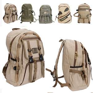 New Stylish Canvas Travelling Outdoor Men Backpack Bag School Bag 