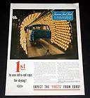 1945 old wwii magazine print ad ford infra red rays paint drying 