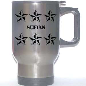  Personal Name Gift   SUFIAN Stainless Steel Mug (black 