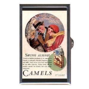 Camel Cigarette 1930s Ad Cute Couple Coin, Mint or Pill Box
