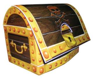 Buried Treasure Chest Pirate Birthday Party Centrepiece  