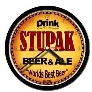  STUPAK beer and ale cerveza wall clock: Everything Else