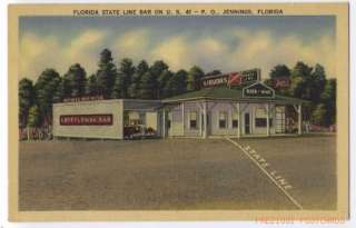 LINEN Florida Georgia State Line Bar   JENNINGS FL  