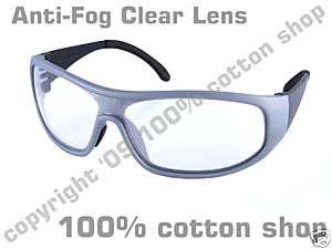 Safety Glasses Specs Anti Mist Fog Clear Lens MTB cycle  