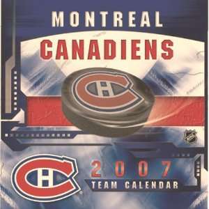 Montreal Canadiens 2007 Box Calendar 