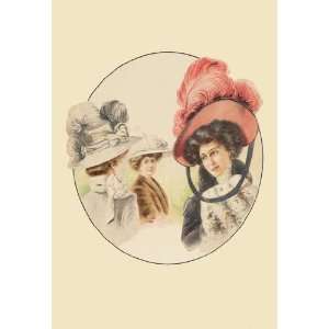  Hats for an Afternoon Stroll 20x30 poster: Home & Kitchen