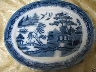 Bishop & Stonier Large Asian Blue White Serving Platter  