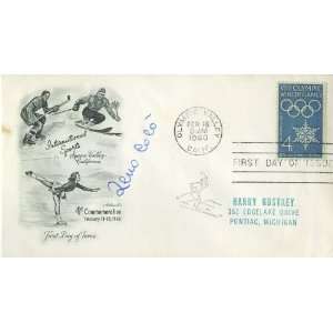 Zeno Colo Italian Gold Medal Olympic Skier Autographed First Day Cover