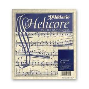   Helicore Double Bass String Set, 3/4   Medium: Musical Instruments