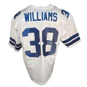 Roy Williams Dallas Cowboys White Throwback Jersey: Sports 