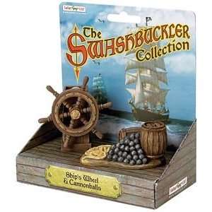   The Swashbuckler Collection Ships Helm and Cannonballs Toys & Games