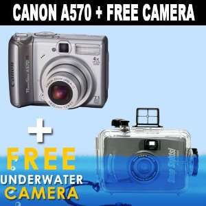  Canon PowerShot A570IS 7.1MP Digital Camera with 4x 