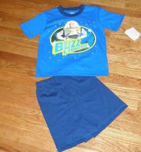 NWT Buzz Lightyear Toy Story 2 Pc Outfit Shorts 4 5  