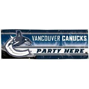  Vancouver Canucks 2 x 6 Vinyl Banner: Sports & Outdoors