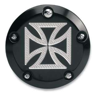  Accutronix Points Cover   Maltese Cross   Black Anodized 