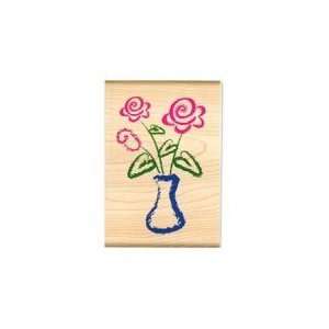  Flower Canvas 2 Wooden Stamp Arts, Crafts & Sewing