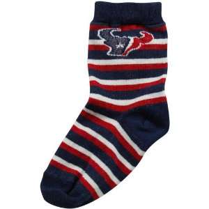    Houston Texans Toddler Navy NFL Stripe Socks: Sports & Outdoors