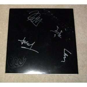  METALLICA autographed SIGNED Black RECORD *proof 