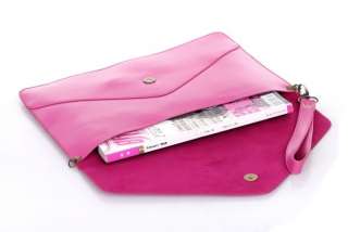   Leather Envelope Clutch Purse Hand Messenger Shoulder Bag C83  