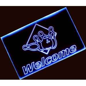  Bowling welcome Neon Light Sign: Home Improvement